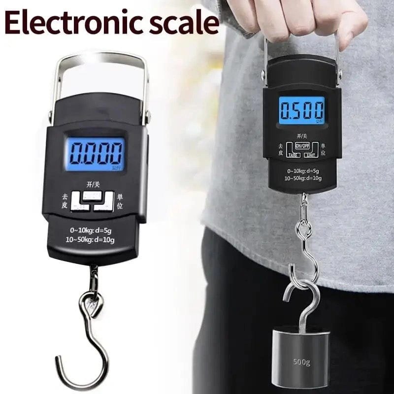 Portable luggage weight scale