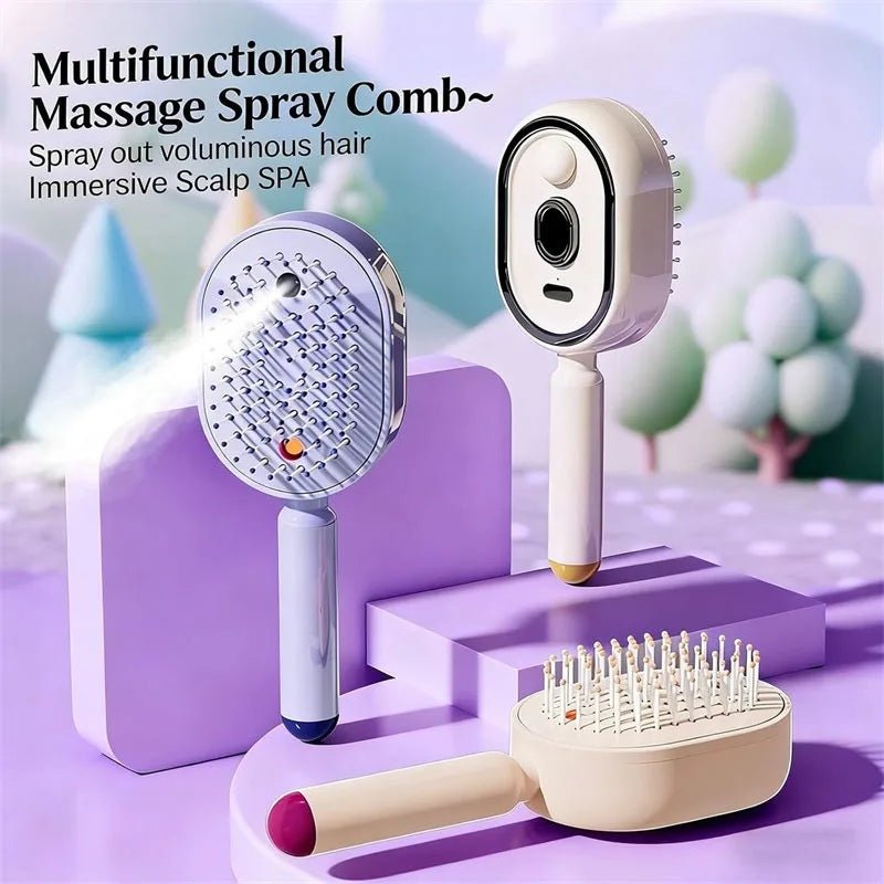 Electric spray brush (comb)