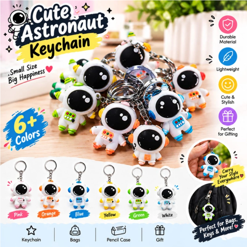 Astronaut keychain (pack of 12)