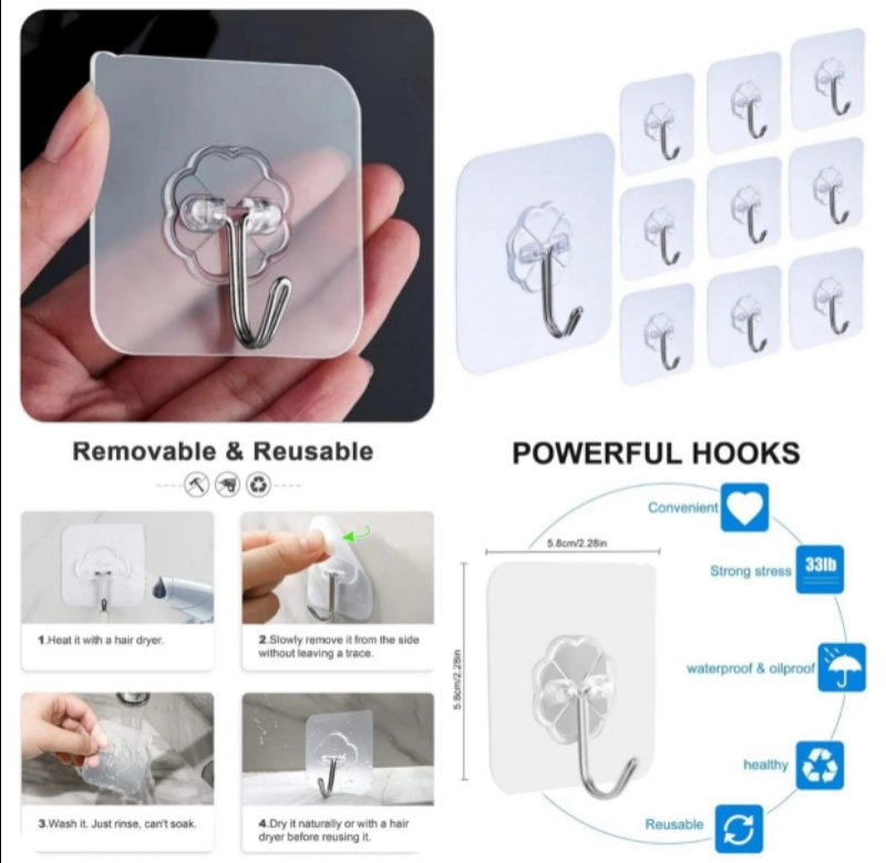 Single Hook pack of 10
