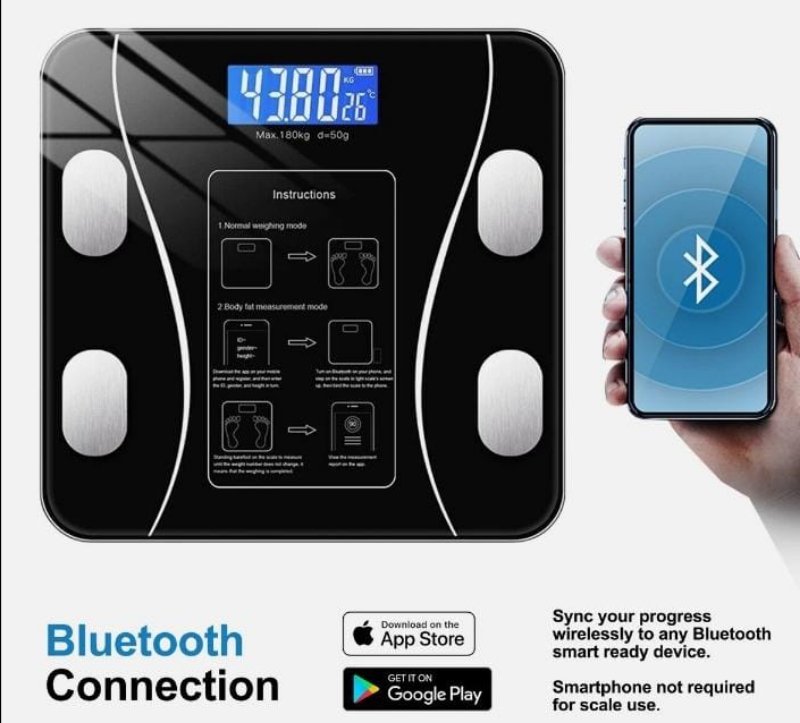 Weight scale mobile app