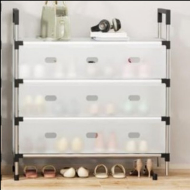 Shoe rack 4 layer dust-proof
